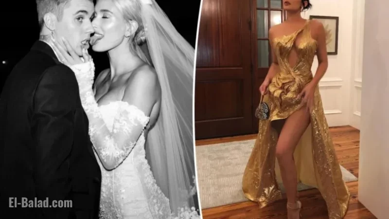 Kylie Jenner Defends Gold Dress at Bieber Wedding