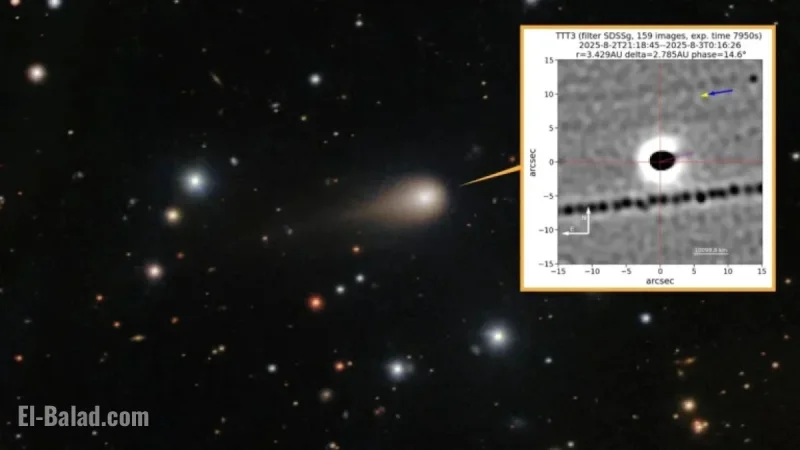 New Images Capture Interstellar Object 3I/ATLAS Firing Giant Jet Toward Sun
