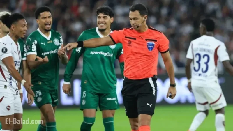 Penalty Highlights Controversial Facundo Tello Refereeing in LDU vs Palmeiras