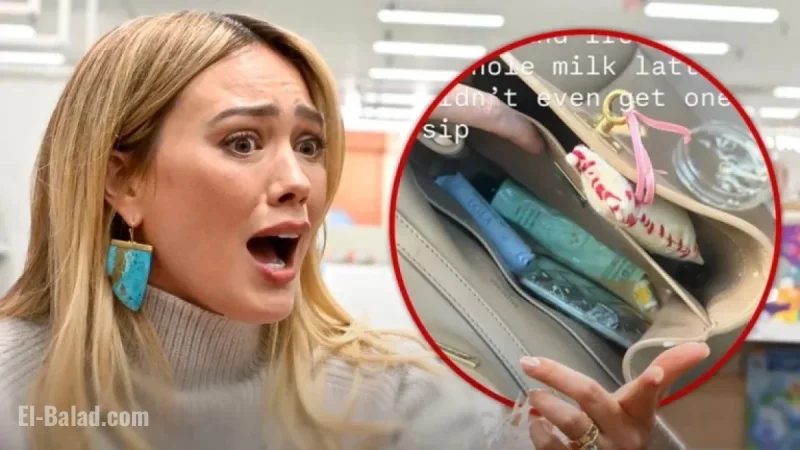Hilary Duff Posts Emotional Selfie After Coffee Spill in Balenciaga Bag