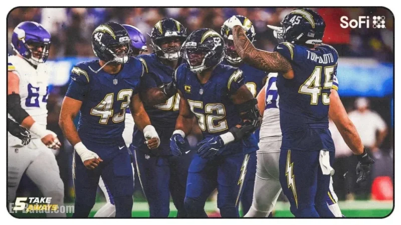 Justin Herbert, Khalil Mack Propel Chargers to Victory Over Vikings in Week 8