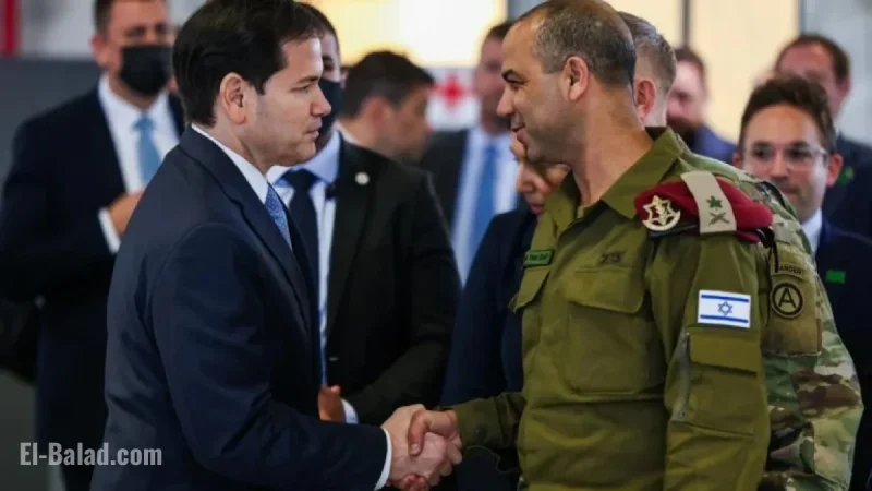 Marco Rubio Visits US-Led Center in Israel Managing Gaza Ceasefire
