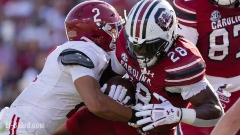 Bernard’s Late Touchdown Propels Tide Over South Carolina in Thriller