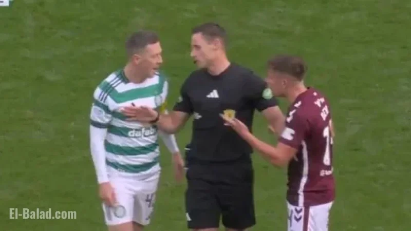 Callum McGregor Clashes with Cammy Devlin in First-Half Tension