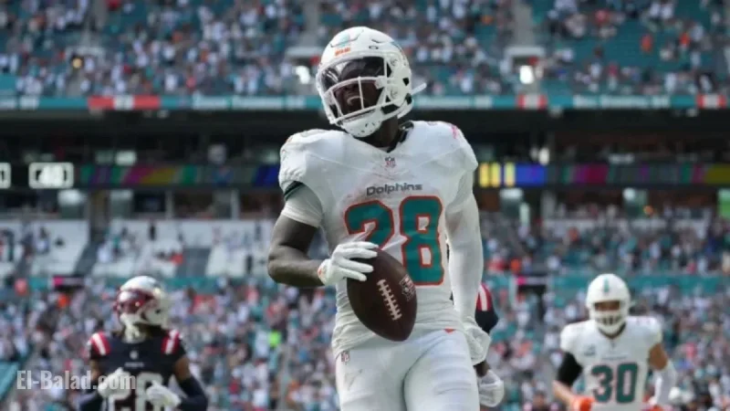 De’Von Achane Dominates Dolphins with Most Touches This Season