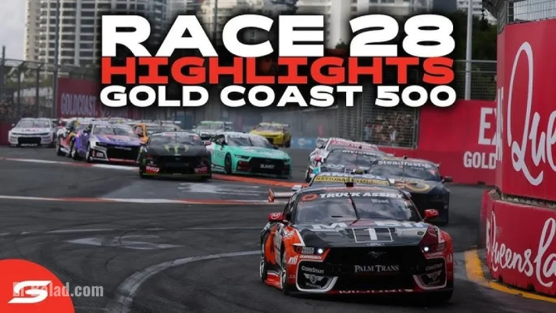 GC500 Day 2: Mostert conquers chaotic opener, Kostecki’s qualifying crash overshadows wild start as Gold Coast 500 heads to Sunday decider