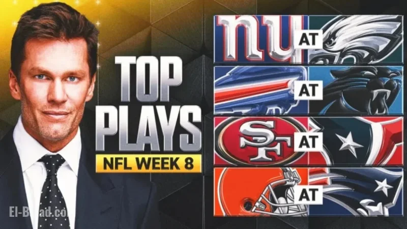 NFL Week 8: Giants vs. Eagles, 49ers vs. Texans, Browns vs. Patriots Live Scores