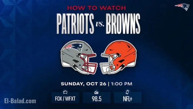 Patriots vs. Browns: How to Watch or Listen Live