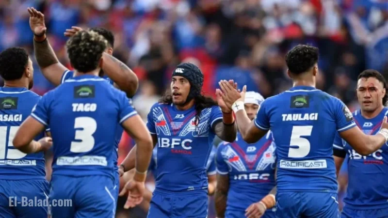 Tonga Aims to Defeat Samoa in Pacific Championships Showdown Live