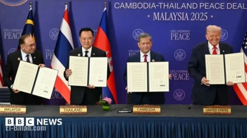 Trump Facilitates Landmark Thailand-Cambodia Peace Deal Signing