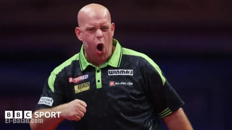 Van Gerwen Overcomes Challenge at European Championship