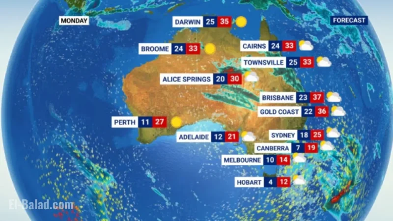 Adelaide weather this week: cool, cloudy start gives way to a spring heat pulse and a warm weekend