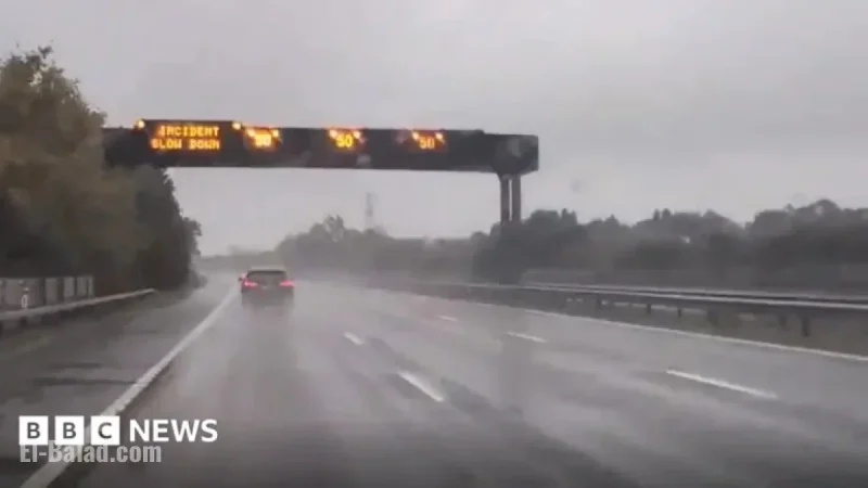 Car Crash Sparks Delays on M5 in Devon