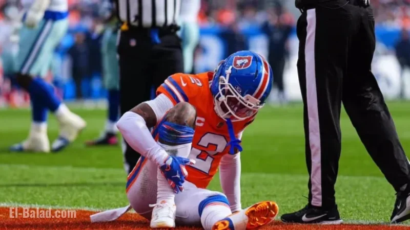 Denver Broncos’ Pat Surtain II Injures Shoulder, Leaves Dallas Cowboys Game