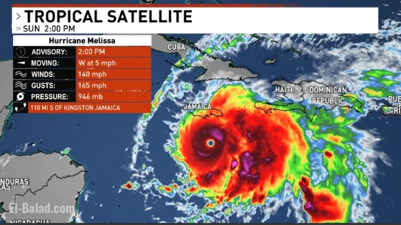 Hurricane Melissa targets Jamaica: Category 4, slow-moving, and potentially historic