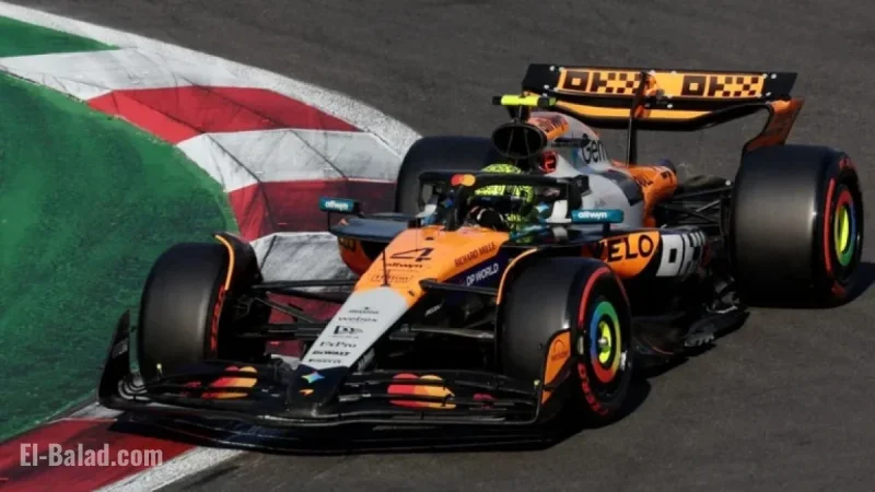 Lando Norris Leads Mexican Grand Prix Ahead of Ferraris