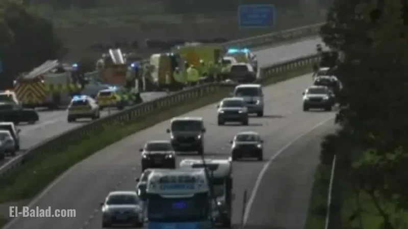 M5 Closed: Emergency Services Implement Complete Motorway Diversions