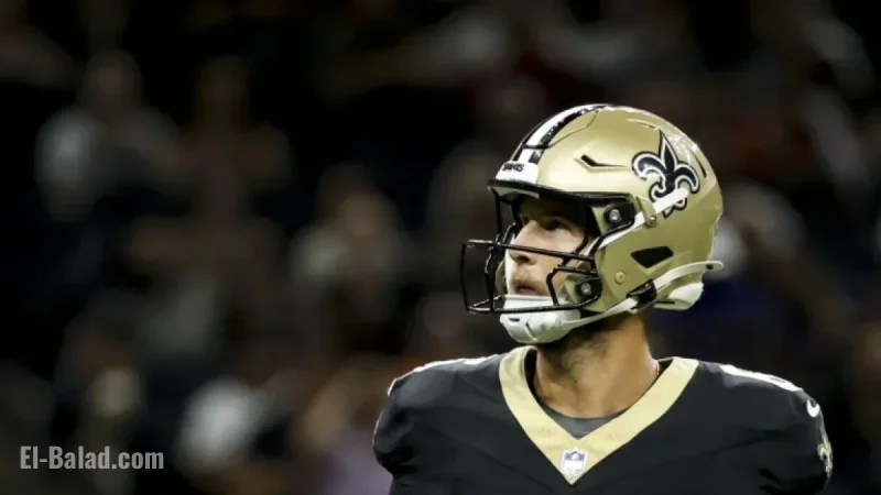 Saints Rely on QB Tyler Shough Trailing 17-3 in Third Quarter