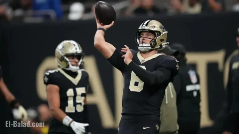Saints Rely on Rookie QB Shough as Rattler is Benched