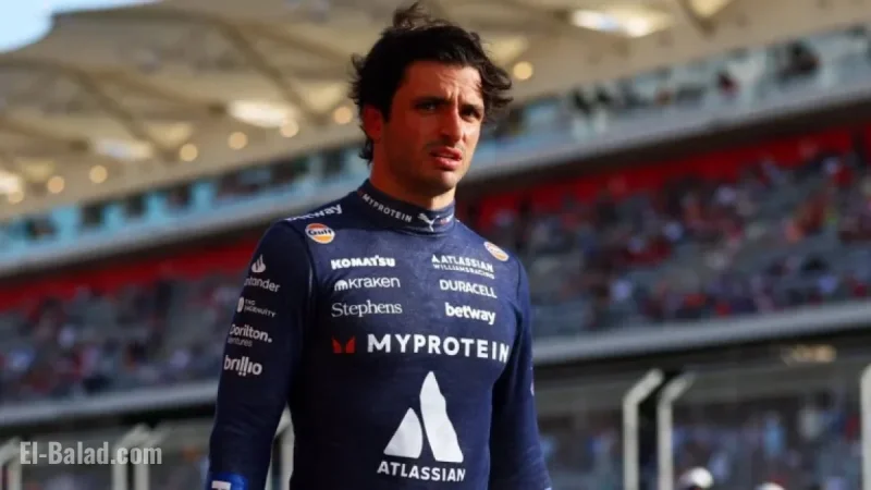 Sainz Receives Five-Place Grid Penalty Following US Grand Prix
