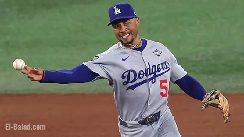 Dodgers’ Mookie Betts Earns Roberto Clemente Award for Humanitarian Efforts