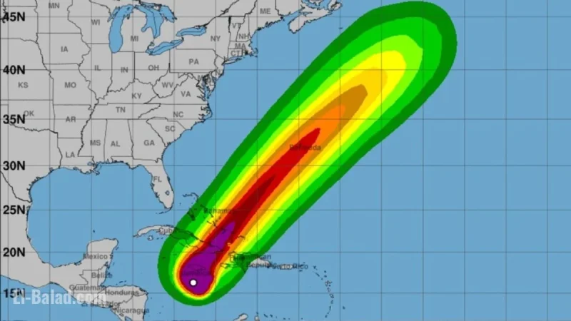 Hurricane Melissa track: Category 5 core scraping Jamaica tonight before turning toward Cuba and the SE Bahamas