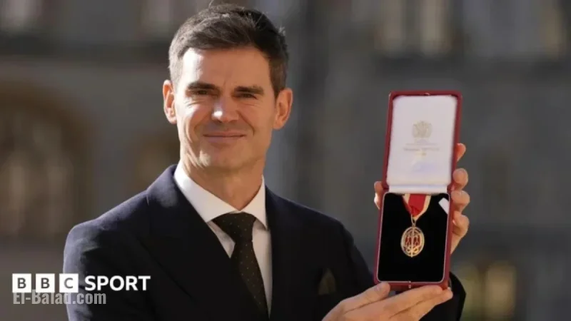James Anderson Knighted for Outstanding Cricket Contributions