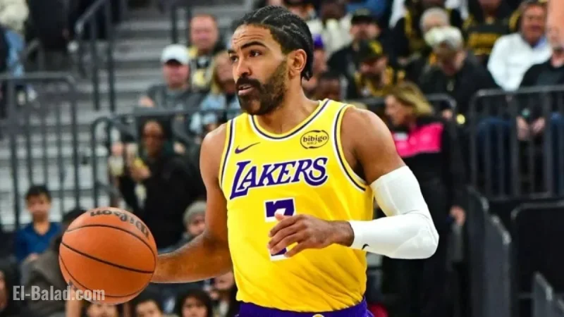 Lakers’ Gabe Vincent sidelined 2-4 weeks with ankle injury