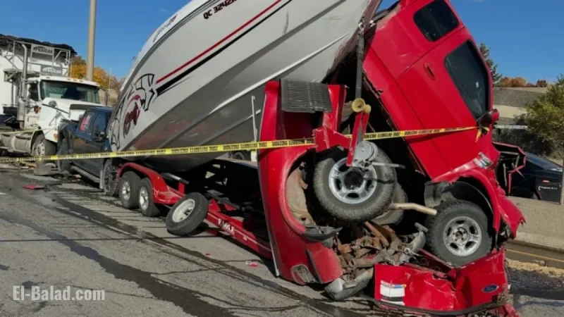 Massive Pileup on Autoroute 25: Witness Shocked to See Survivors