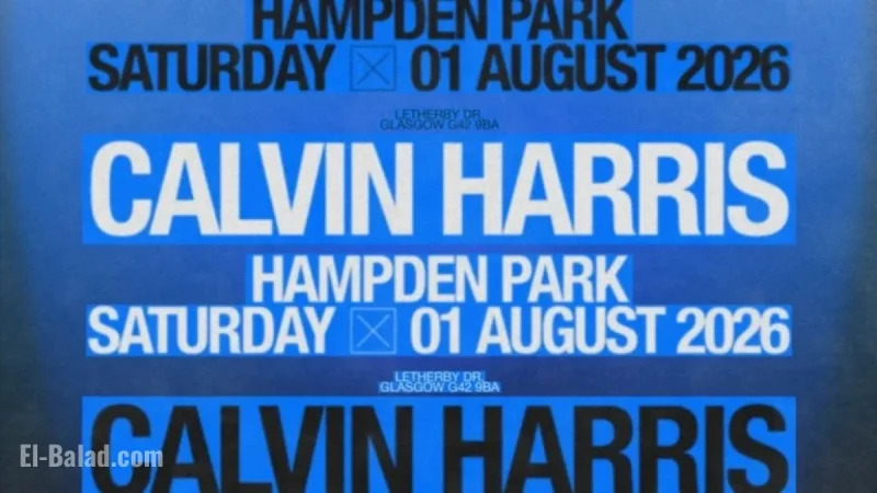 Calvin Harris Set to Electrify Hampden Park This Summer
