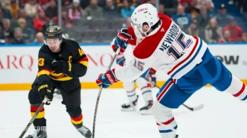 Canadiens’ Newhook Reaps Significant Rewards