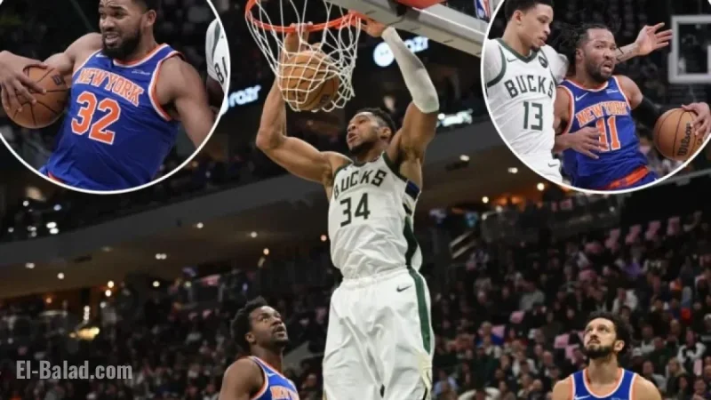 Giannis Antetokounmpo Dominates Towns in Bucks’ Victory Over Knicks