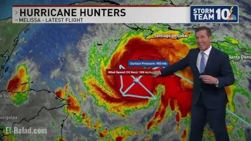Hurricane Melissa Tracker Live: Catastrophic Category 5 Hammers Jamaica, Points Toward Cuba, Bahamas