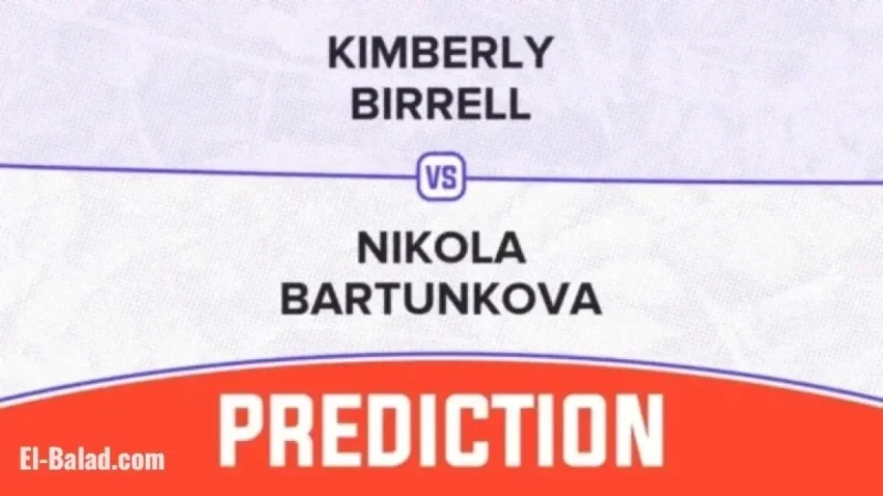 Kimberly Birrell Takes on Nikola Bartunkova in 2025 WTA Chennai Duel