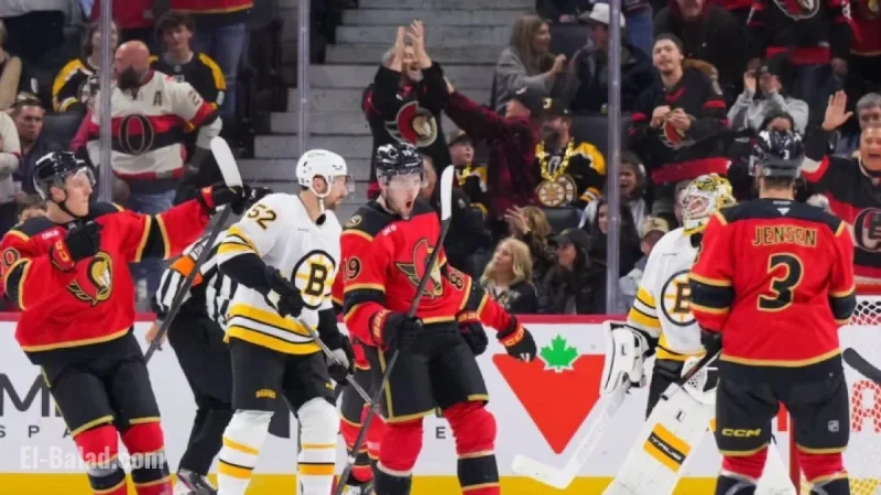 Les Sens Dominate Bruins in Decisive Victory