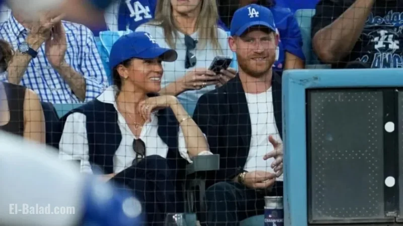 Meghan Markle and Prince Harry Attend World Series Game
