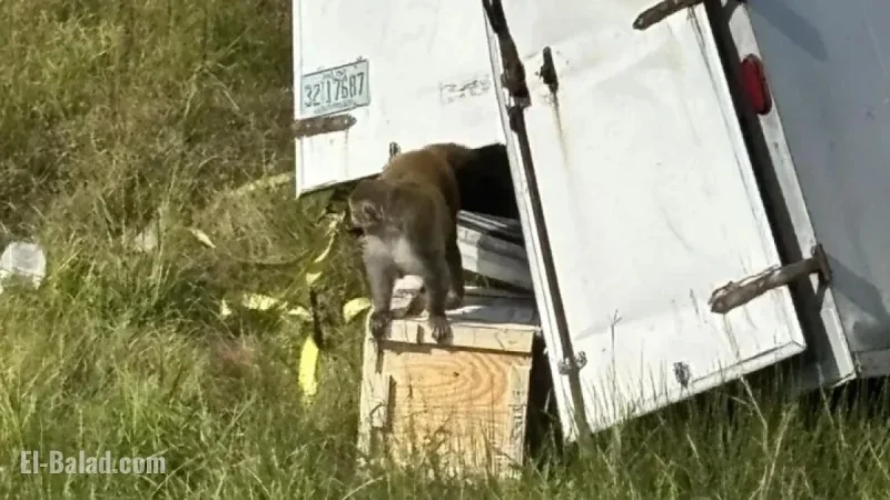 Three Aggressive Monkeys Loose After Mississippi Crash
