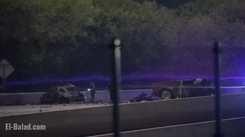Wrong-Way Driver Dies in Fiery I-10 Katy Freeway Crash, Causes Hours-Long Closure