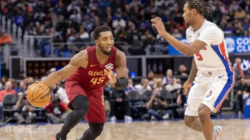 Cavs’ Donovan Mitchell Out with Hamstring Tightness Against Celtics
