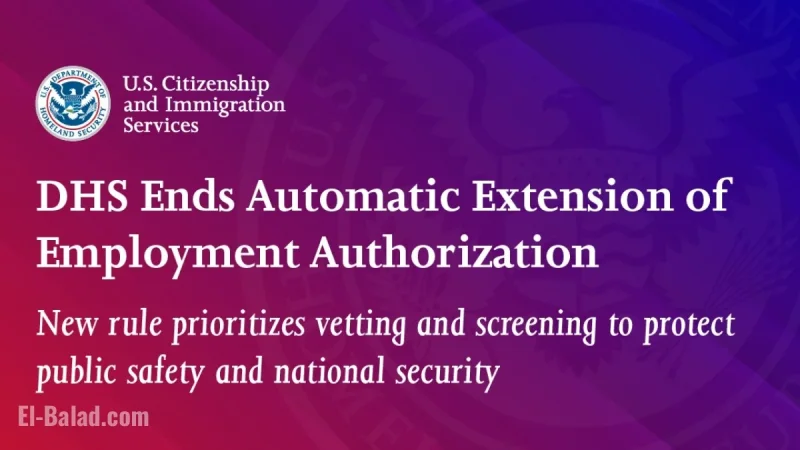 DHS employment authorization update: automatic EAD extensions end for renewals filed on/after Oct. 30, 2025
