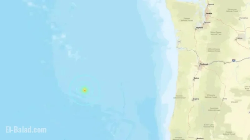 Earthquake Strikes Off Oregon Coast Near Newport
