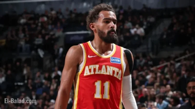 Hawks’ Young Leaves Game Due to Knee Sprain