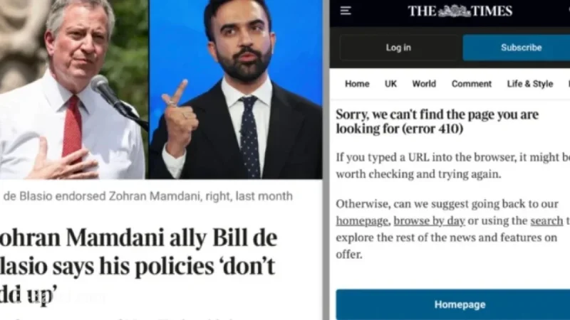 London Newspaper’s Mishap: Flawed Story on New York’s Zohran Mamdani