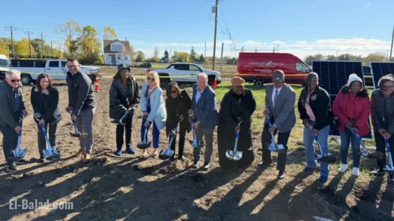 Mayor Duggan, DTE, and Community Launch Solar Farms Project in First Neighborhood