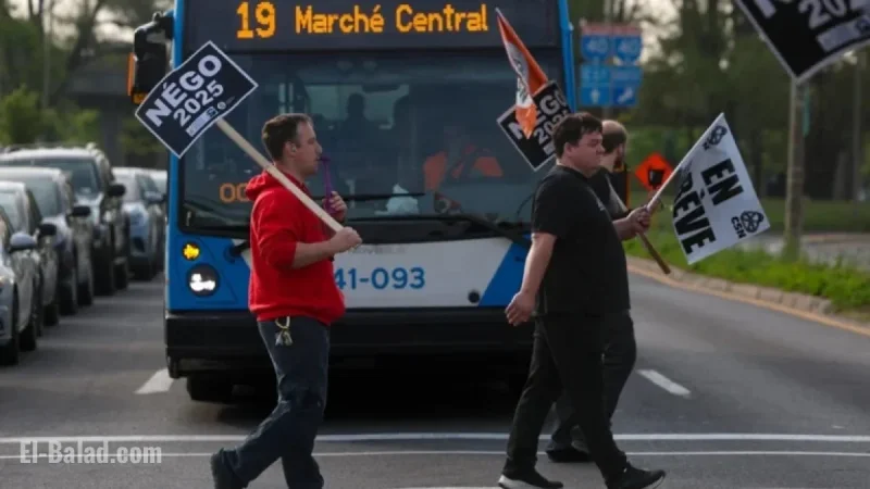 Montreal Transport Workers to Strike for 28 Days in November, Court Confirms