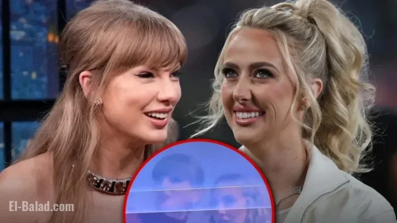 Taylor Swift and Brittany Mahomes Twin in Red at Chiefs-Commanders Game
