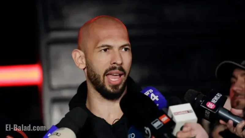 Andrew Tate to Make Boxing Debut: Opponent and Fight Date Announced
