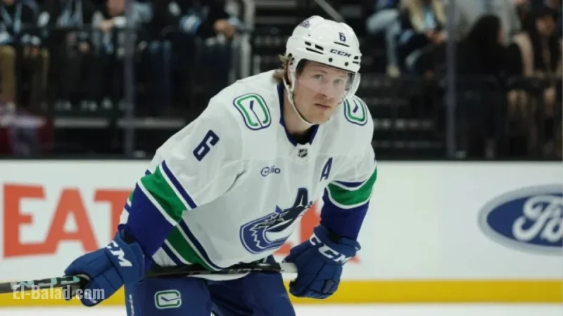 Brock Boeser Injured by Puck in Canucks vs. Blues Game