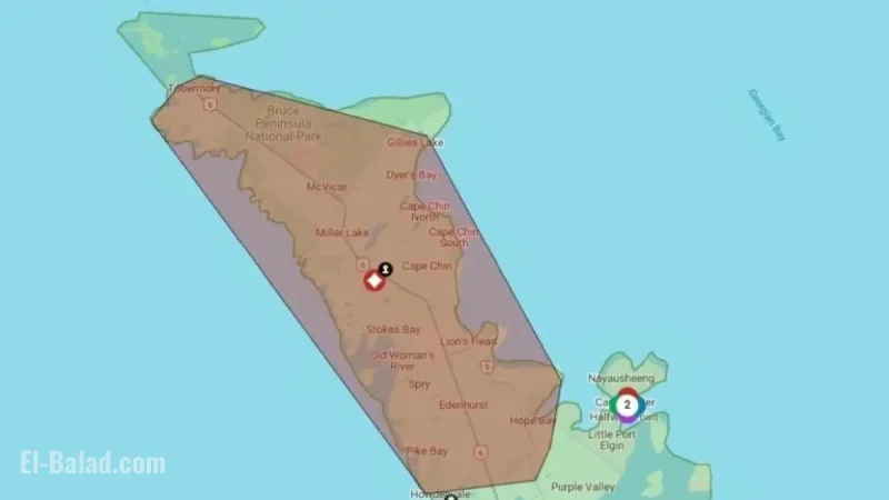 Bruce Peninsula Experiences Widespread Power Outage