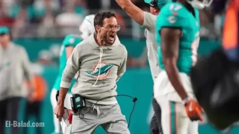 Dolphins’ Coach McDaniel Meltdown Caught on Sideline
